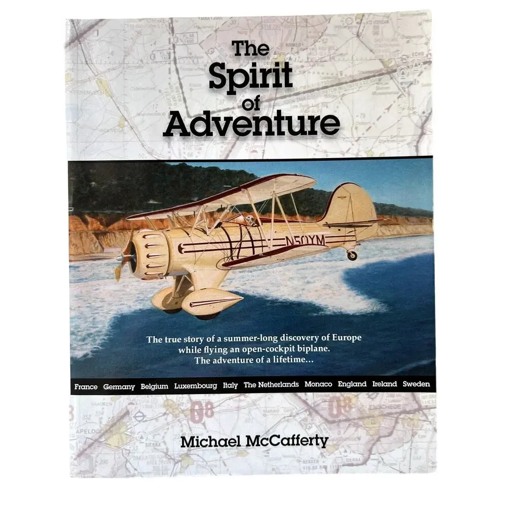 The Spirit Of Adventure Michael McCafferty New Paperback Book Biplane Europe